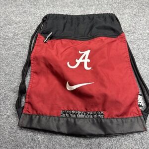 Nike Alabama Crimson Tide Drawstring‎ Backpack Gym Sack Bag Red Black College